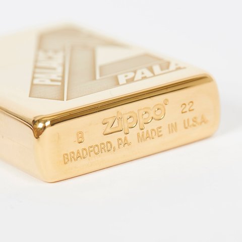 Palace PALACE TRI-FERG ZIPPO LIGHTER HIGH POLISH BRASS - Colorway