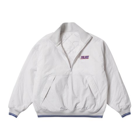 Palace REVERSIBLE QUILTED SPORTS BOMBER GREY - Colorway