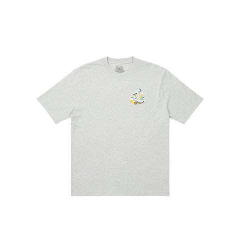 Palace TRI-CHROME T-SHIRT GREY MARL - Colorway