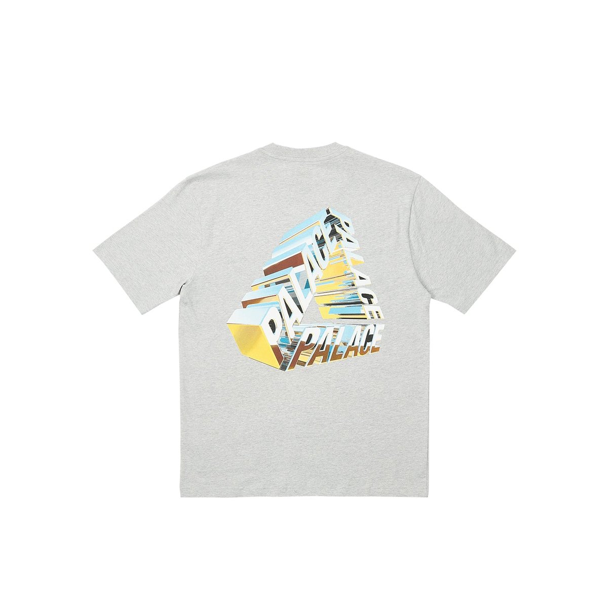 Palace TRI-CHROME T-SHIRT GREY MARL (Spring 2023) - €48.00