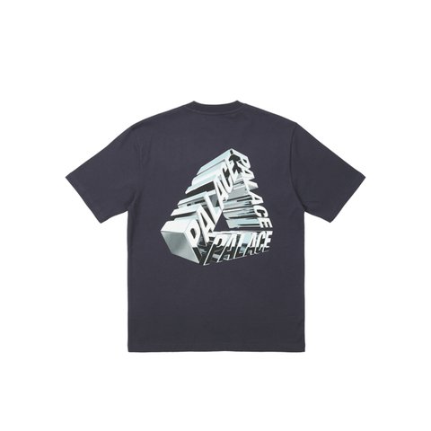 Palace TRI-CHROME T-SHIRT NAVY - Colorway