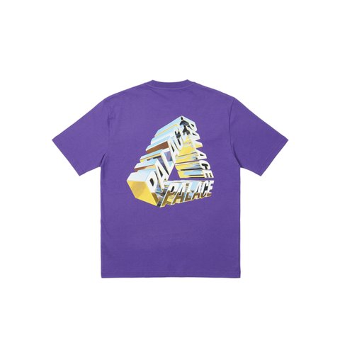 Palace TRI-CHROME T-SHIRT REGAL PURPLE - Colorway