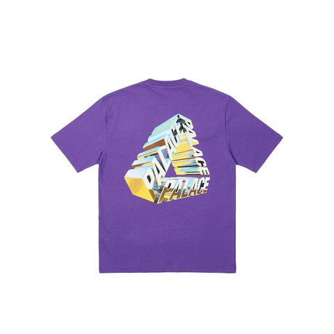 Palace TRI-CHROME T-SHIRT REGAL PURPLE - €48.00