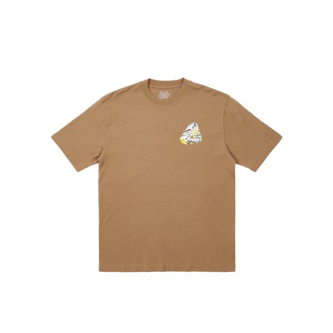Palace TRI-CHROME T-SHIRT MOCHA - Colorway