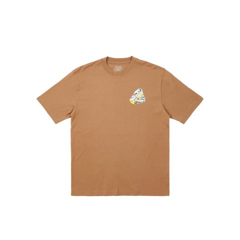 Palace TRI-CHROME T-SHIRT MOCHA - Colorway