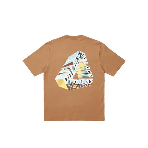 Palace TRI-CHROME T-SHIRT MOCHA - €48.00