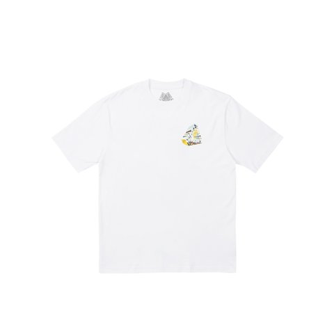 Palace TRI-CHROME T-SHIRT WHITE - Colorway