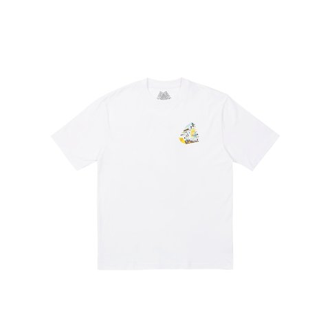Palace TRI-CHROME T-SHIRT WHITE - Colorway