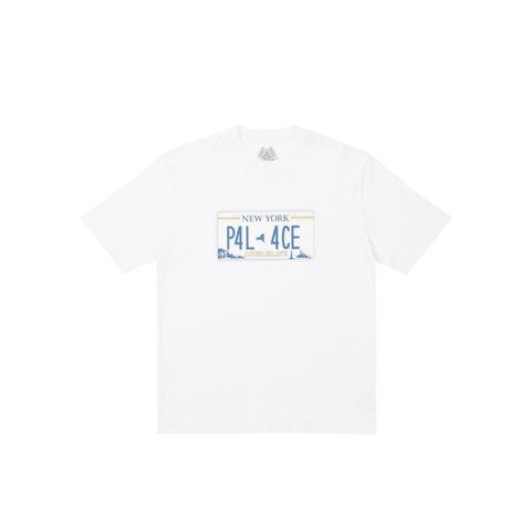 Palace PLATE T-SHIRT WHITE - Colorway