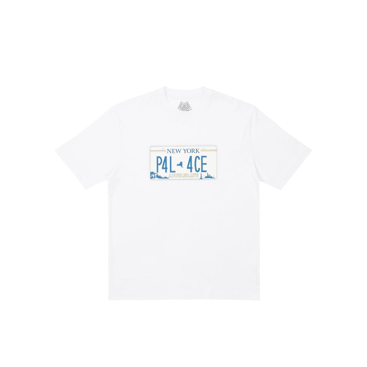 Palace PLATE T-SHIRT WHITE (Spring 2023) - €48.00