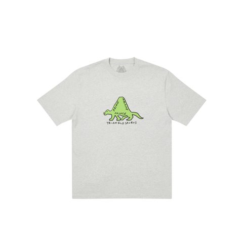 Palace TRIANGLOSAURUS T-SHIRT GREY MARL - Colorway