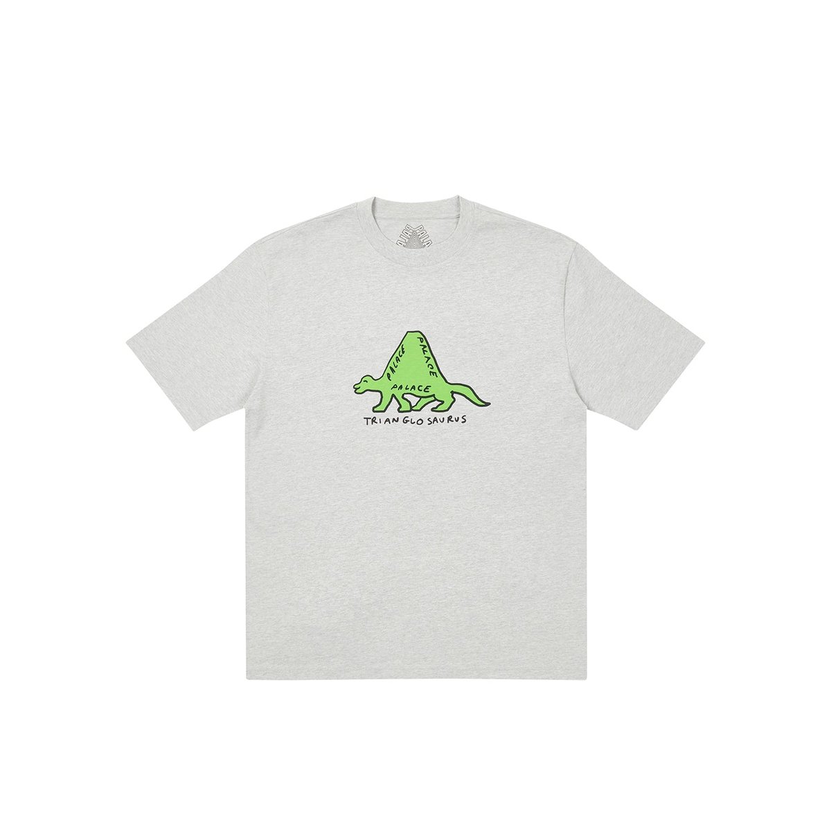 Palace TRIANGLOSAURUS T-SHIRT GREY MARL (Spring 2023) - €48.00