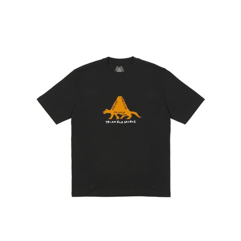Palace TRIANGLOSAURUS T-SHIRT BLACK - Colorway