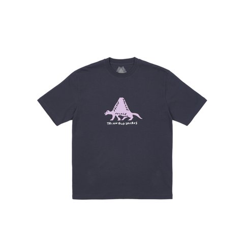 Palace TRIANGLOSAURUS T-SHIRT NAVY - Colorway