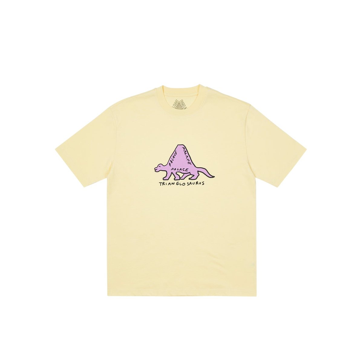 Palace TRIANGLOSAURUS T-SHIRT MELLOW YELLOW (Spring 2023) - €48.00