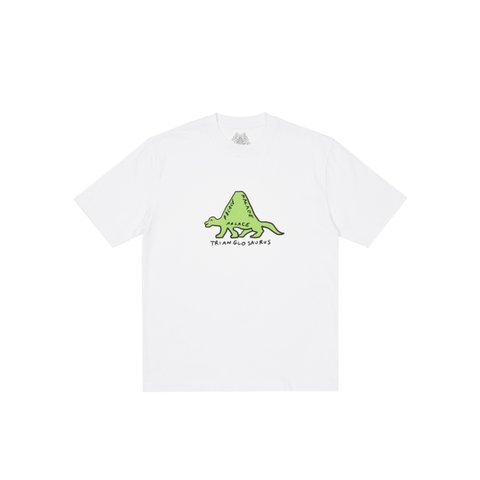 Palace TRIANGLOSAURUS T-SHIRT WHITE - Colorway
