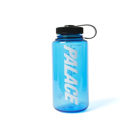 PALACE NALGENE FONT WATER BOTTLE BLUE