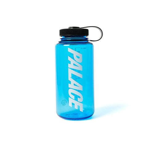 PALACE NALGENE FONT WATER BOTTLE BLUE
