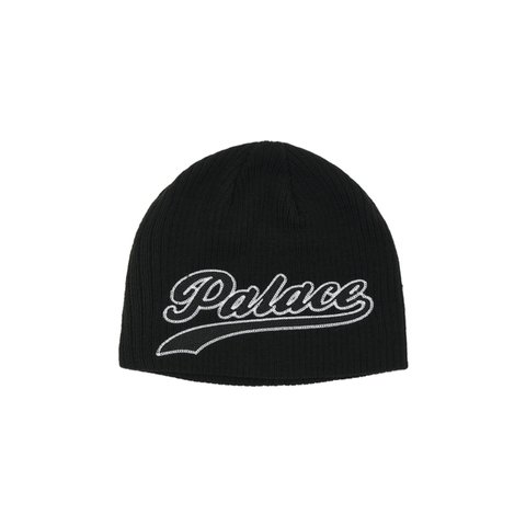 Palace SCRIPT NEIN CUFF BEANIE BLACK - Colorway