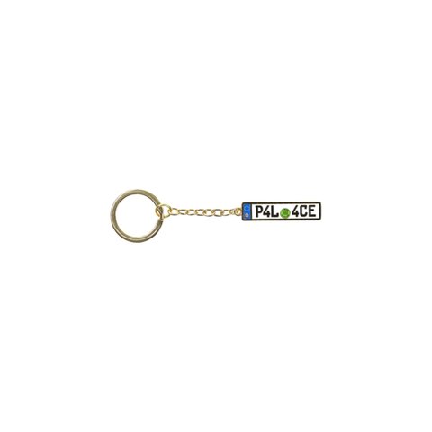 PLATE KEYRING EU