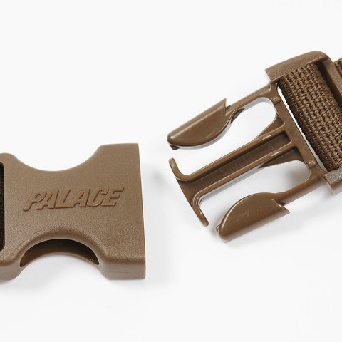 Palace CORDUROY SHOT BAG BROWN - Colorway