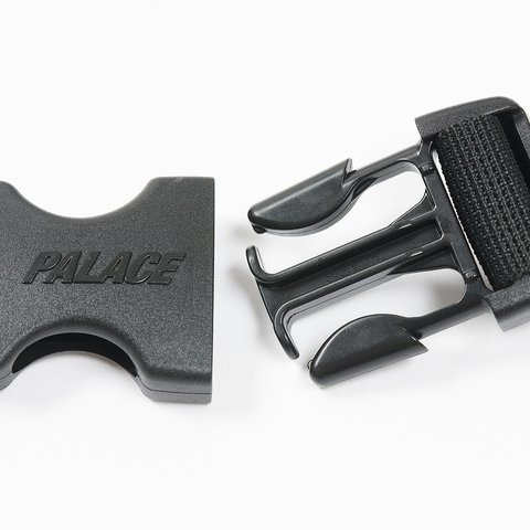 Palace CORDUROY SHOT BAG BLACK - Colorway