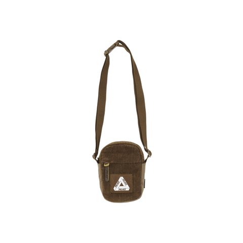 Palace CORDUROY SHOT BAG BROWN - Colorway