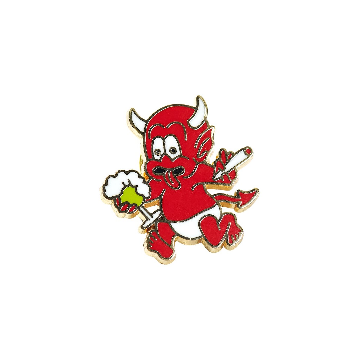 TEMPTATION PIN BADGE RED