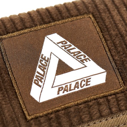 Palace CORDUROY TRI WALLET BROWN - Colorway