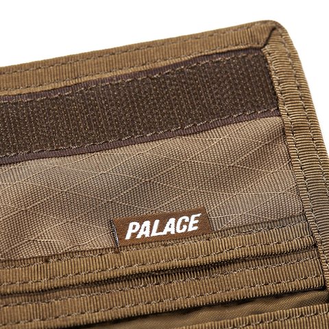 Palace CORDUROY TRI WALLET BROWN - Colorway