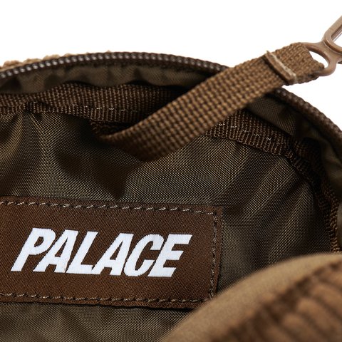 Palace CORDUROY SHOT BAG BROWN - Colorway