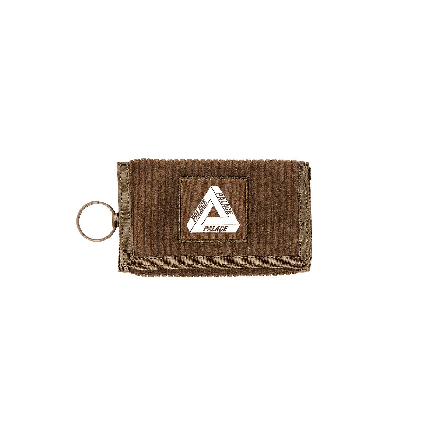 CORDUROY TRI WALLET BROWN