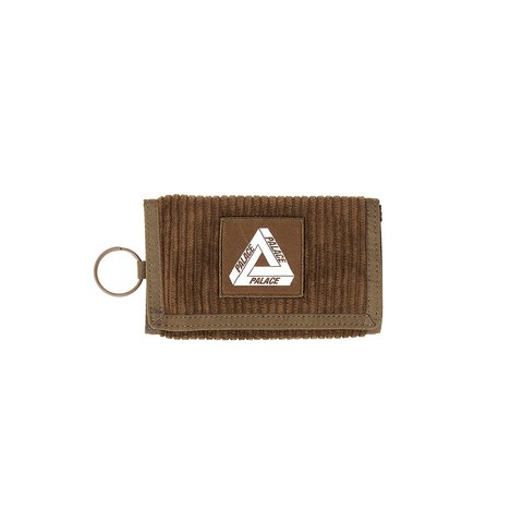 Palace CORDUROY TRI WALLET BROWN - €48.00