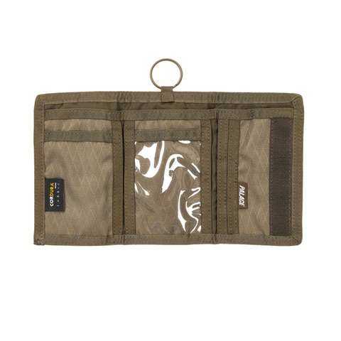 Palace CORDUROY TRI WALLET BROWN - Colorway