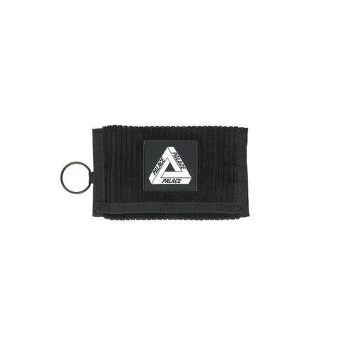 CORDUROY TRI WALLET BLACK