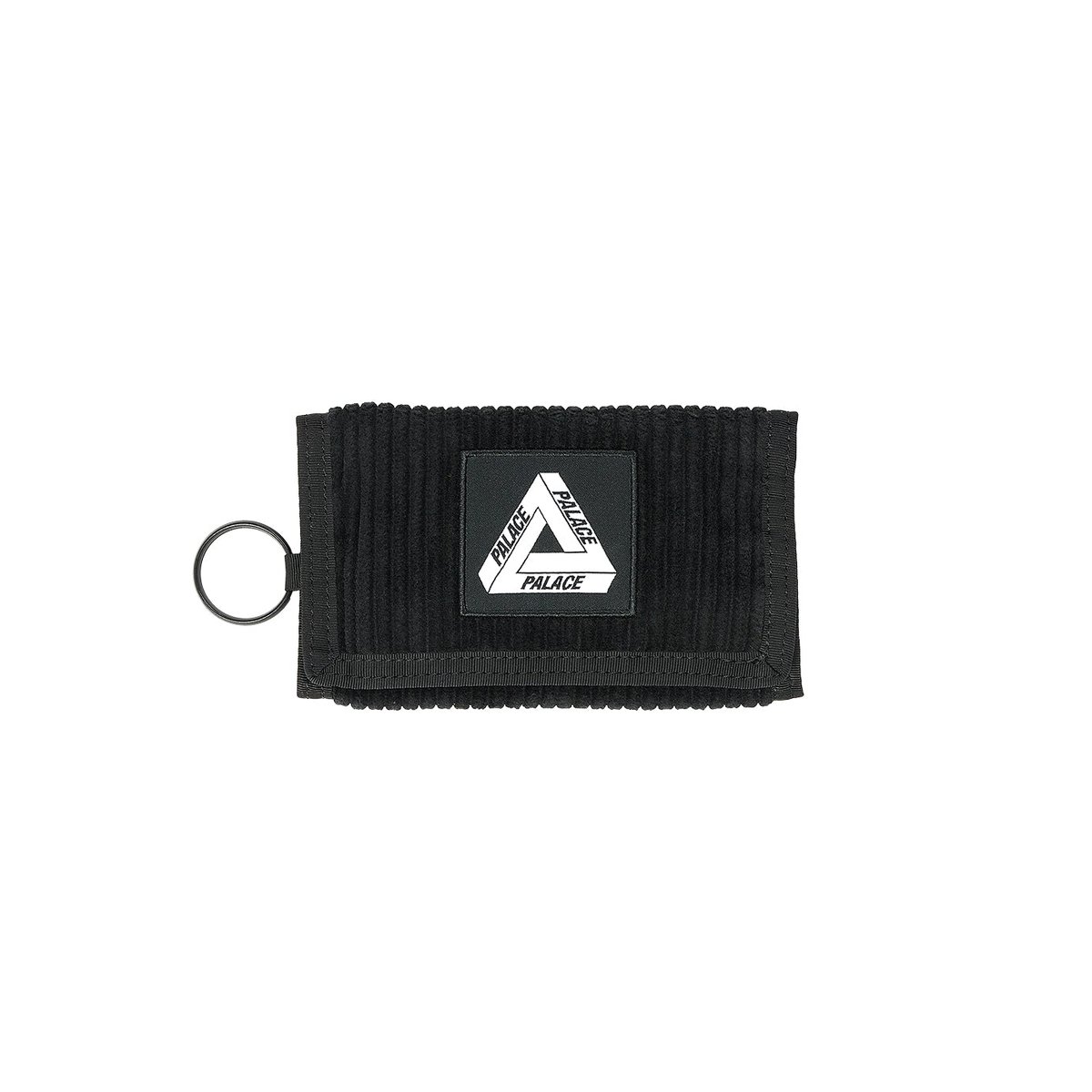 CORDUROY TRI WALLET BLACK