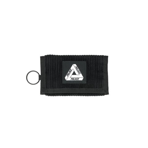 CORDUROY TRI WALLET BLACK
