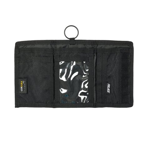 CORDUROY TRI WALLET BLACK