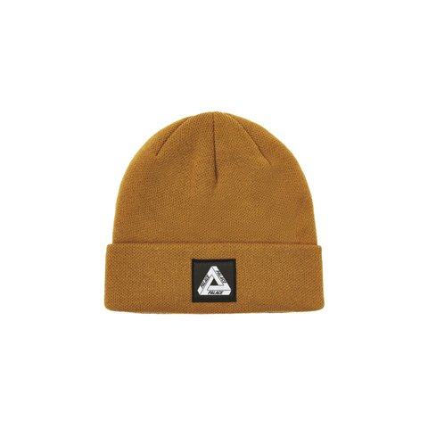 Palace TRI-FERG PATCH BEANIE TAN - Colorway