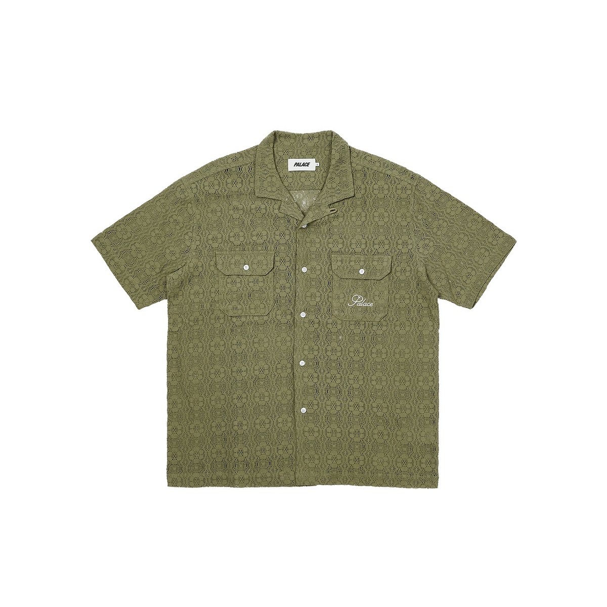 Palace LACE SHIRT GREEN (Spring 2023) - $128.00