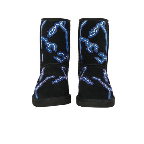 PALACE UGG LIGHTNING CLASSIC SHORT BOOT BLACK