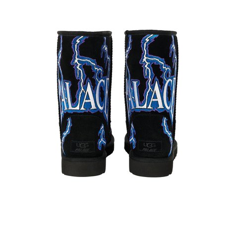 PALACE UGG LIGHTNING CLASSIC SHORT BOOT BLACK