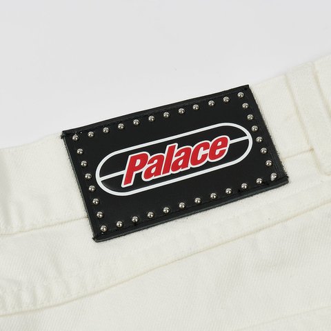 Palace CHAIN SCRIPT JEAN WHISPER WHITE - Colorway