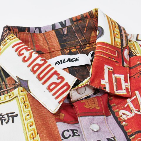 Palace DOWNTOWN SHIRT RED - Colorway