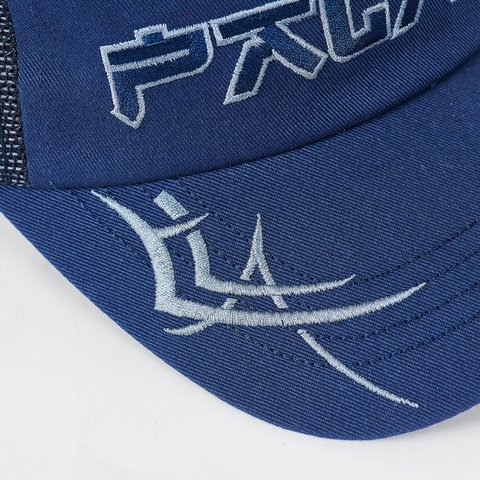 Palace TRIBAL TRUCKER HAT NAVY - Colorway