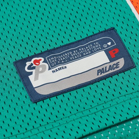 Palace HESH ATHLETIC JERSEY TURQUOISE - Colorway