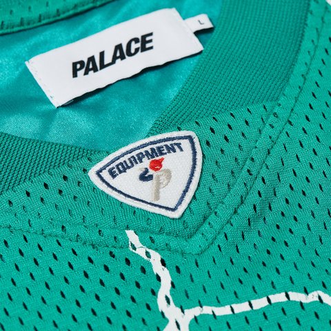 Palace HESH ATHLETIC JERSEY TURQUOISE - Colorway