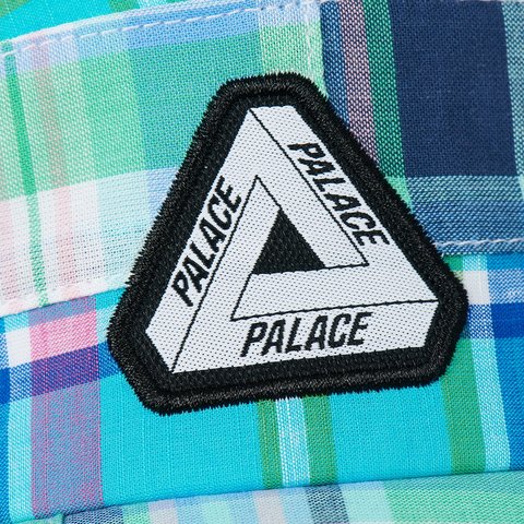 Palace TRI COOL MADRAS RUNNER PINK / BLUE / GREEN - Colorway