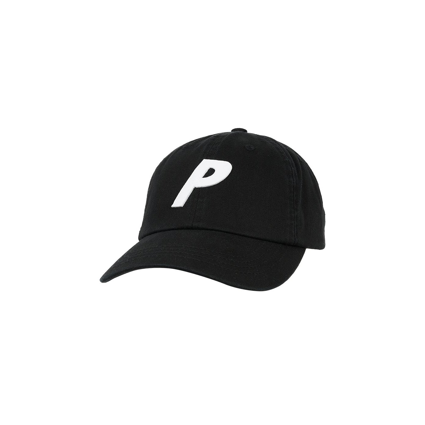P 6-PANEL BLACK