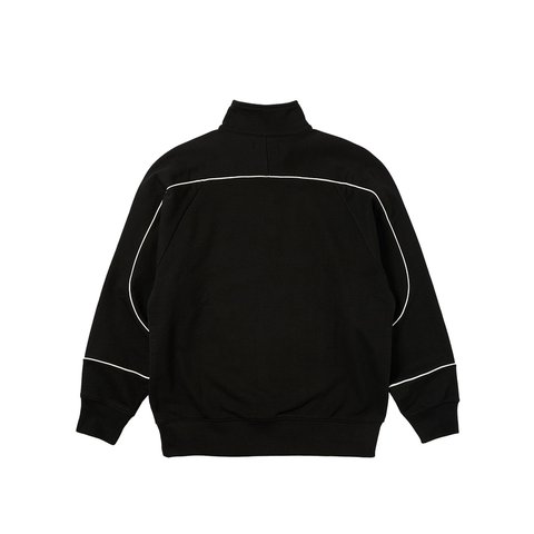 Palace SPORT PIPED 1/4 ZIP BLACK - Colorway